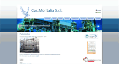 Desktop Screenshot of cosmoitaliasrl.com
